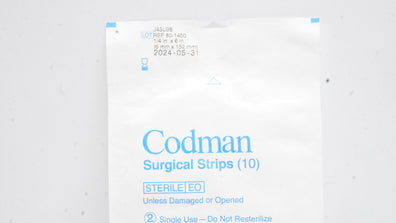 Codman 80-1450 Surgical Strips 1/4inch x 6inch (x) - Pack of 10